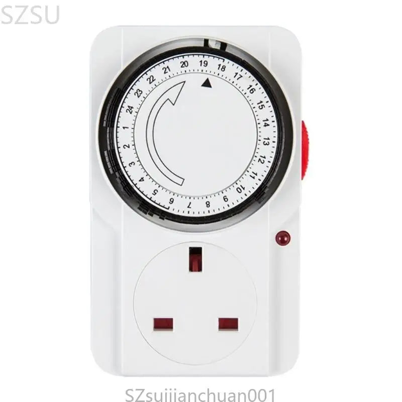 Home Security Timer Plug Socket, Automatically Controls Appliances, Deters Burglars, No Battery Required
