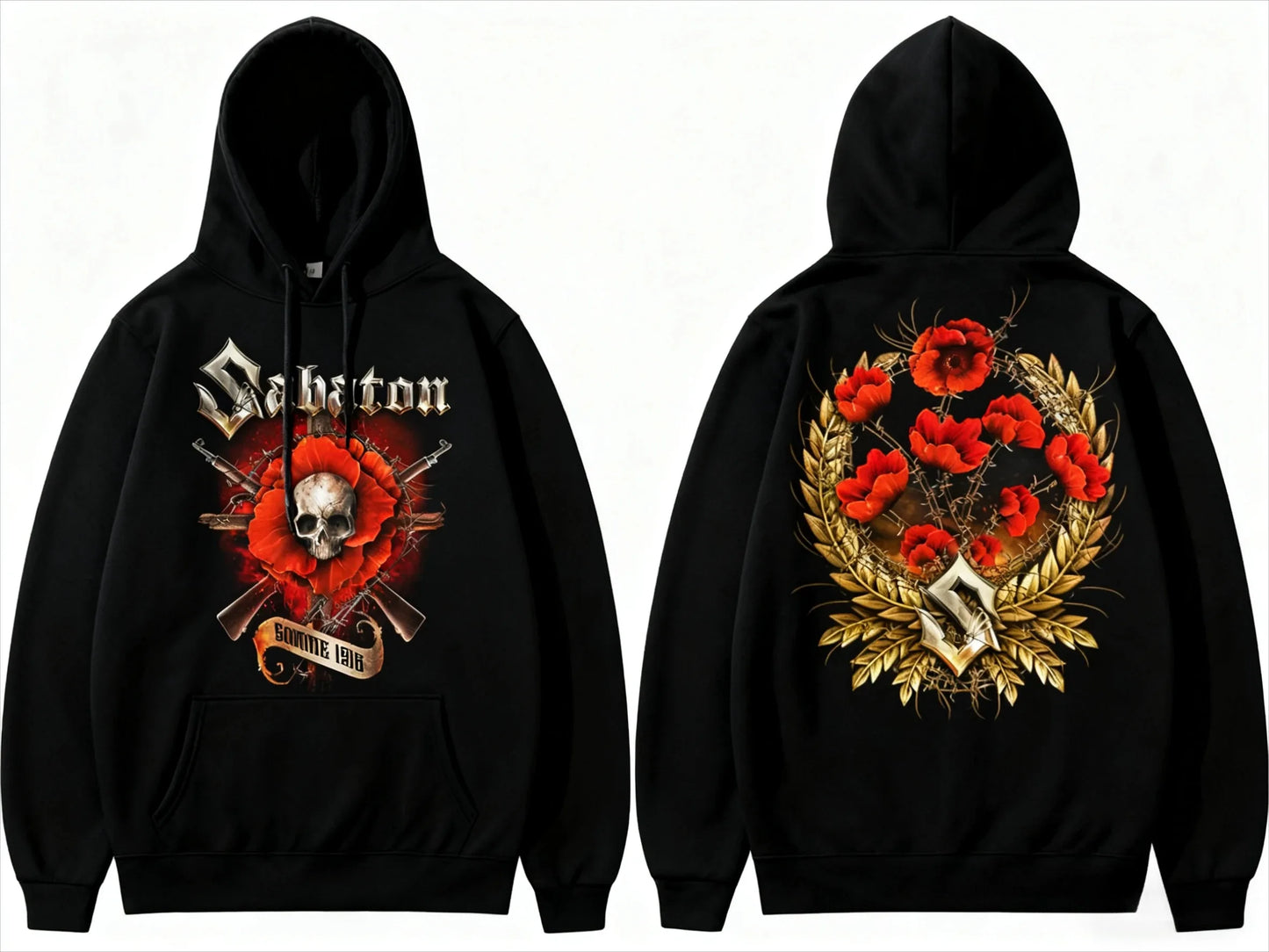 Sabaton Fleet Kriegsmarine Ablum Pullovers Swiss Fallon Heavy Meata Rock Band Hoodies Oversized Men Women Streetwear Sweatshirts