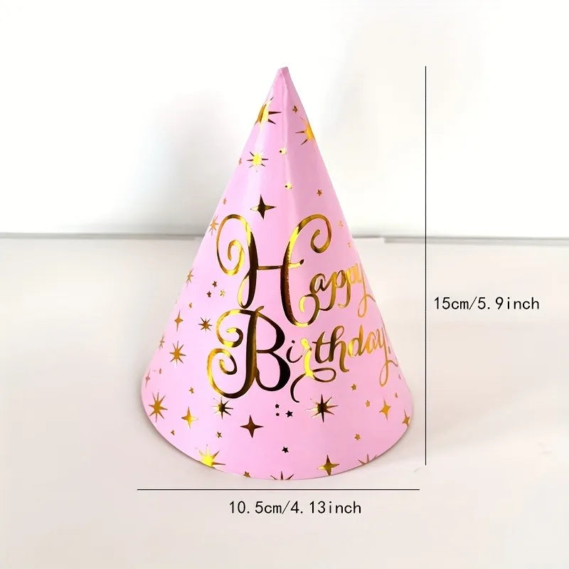 20 Decorative Party Hats - The Perfect Choice for Christmas, Birthdays, Weddings, Halloween and New Year Celebrations