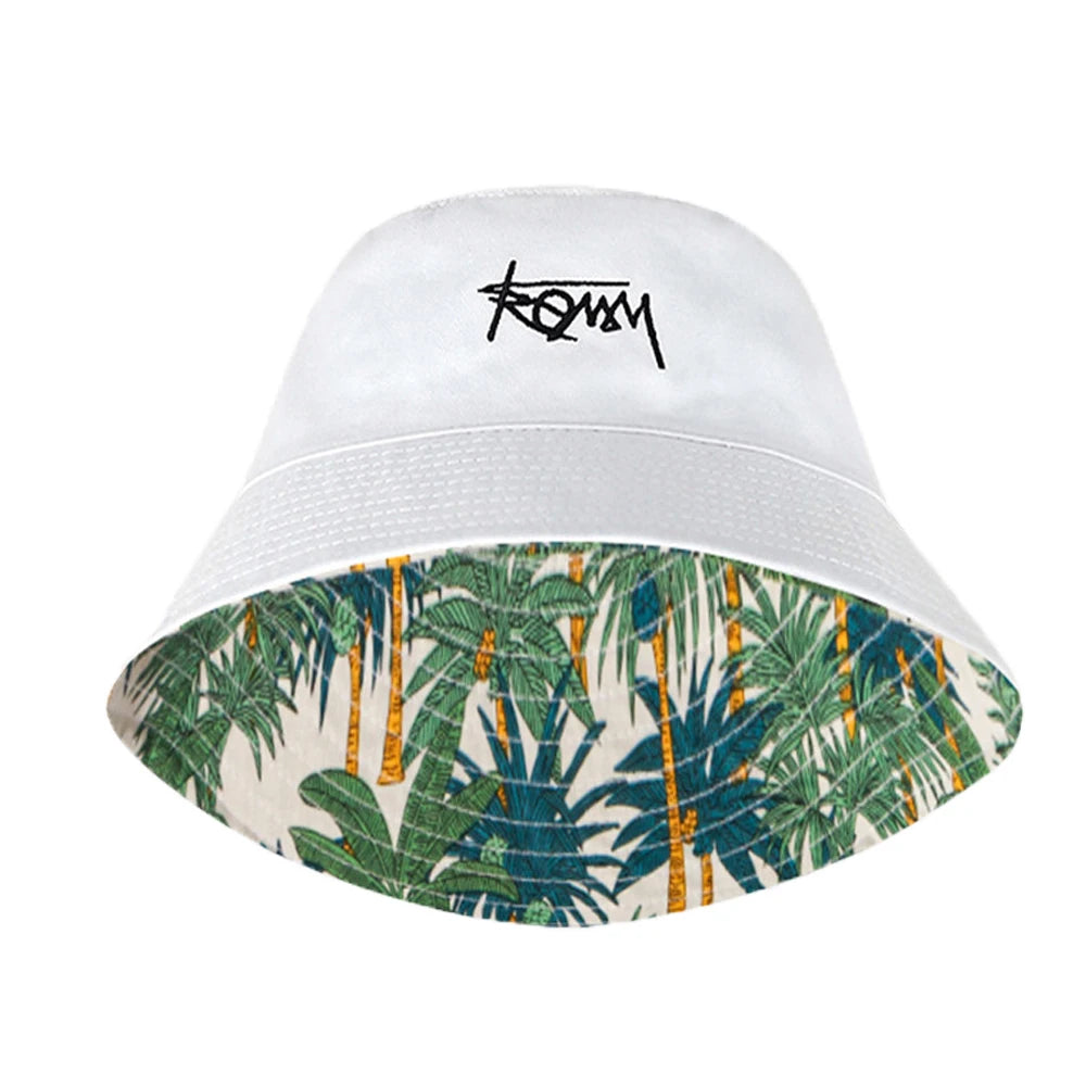 Hats, Female Letters, Fisherman's Hats, Trendy Casual And Versatile, Double-Sided Basin Hats, Men's Sunhats In All Seasons