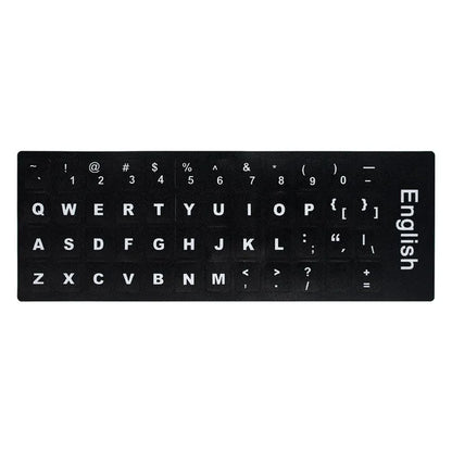 Spain/English/Russian/French/Arabic Keyboard Stickers 10" TO 17" Computer Standard Letter Stickers Layout Keyboard Covers Film
