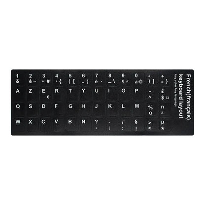 Spain/English/Russian/French/Arabic Keyboard Stickers 10" TO 17" Computer Standard Letter Stickers Layout Keyboard Covers Film