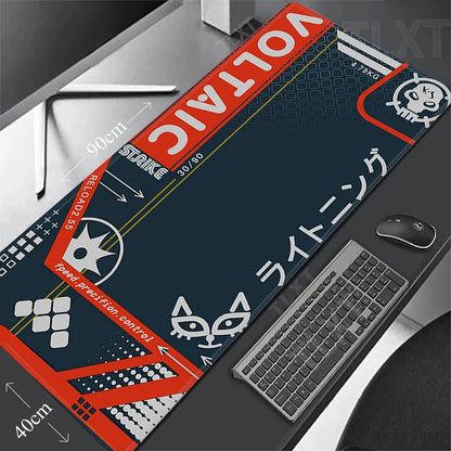 White Mouse Pads Printstream Gaming Mousepads Large Mousepad Gamer Rubber Mat Deskpad Company Long Desk Mats XXL For Csgo