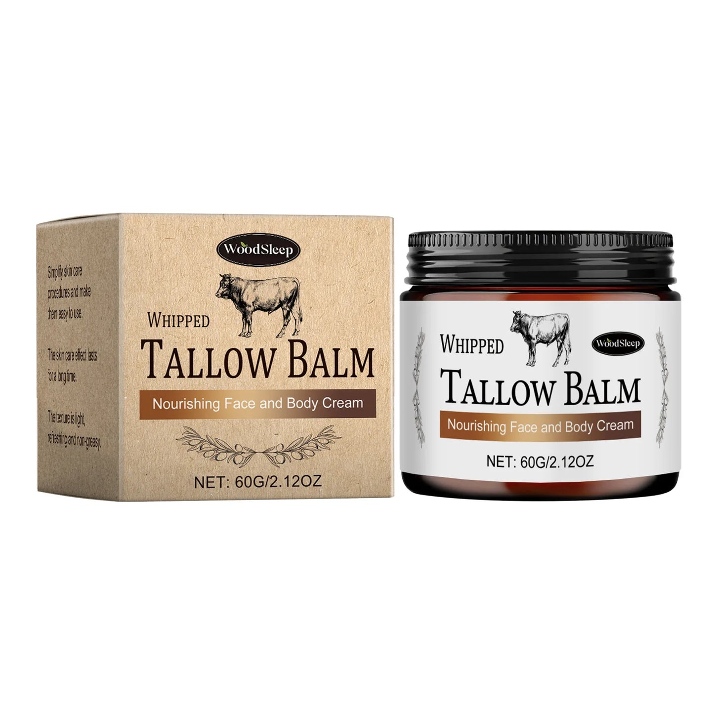 Cow Fat Moisturizing Cream Moisturizes and Nourishes The Skin, Suitable for All Skin Types To Repair The Skin's Hydration State