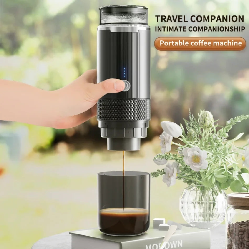 Electric Portable Coffee Machine Capsule Ground Coffee Brewer for Coffee Powder And Coffee Capsule - Coffee Maker
