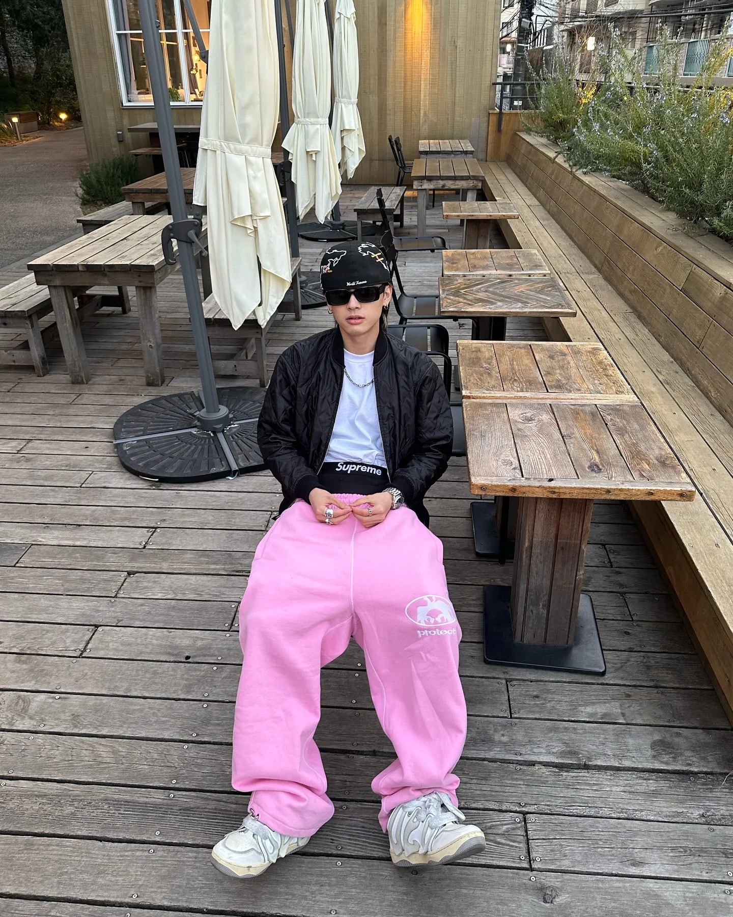 Casual pants American retro y2k couples trousers hoodies jogger embroidered pink long sports pants street wear hot sale track