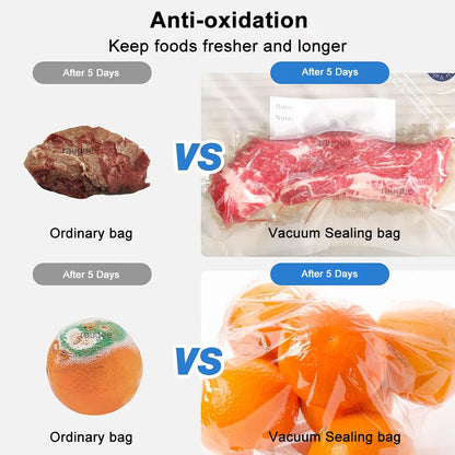 Food Vacuum Bags Reusable Vacuum Bags Small Large Size Vacuum Sealed Food Bags Food Storage Bag 10Pcs Vacuum Packaging Bags