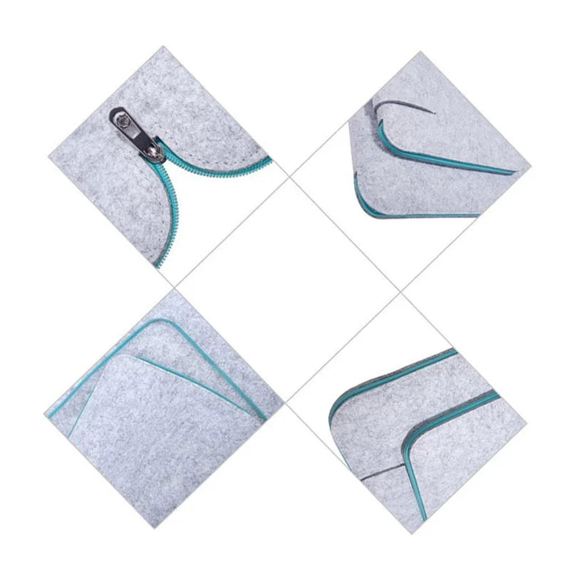 High Quality Laptop Bag, Felt Laptop Sleeve Notebook Computer Case Carrying Bag Pouch With Handle For  Asus / Lenovo