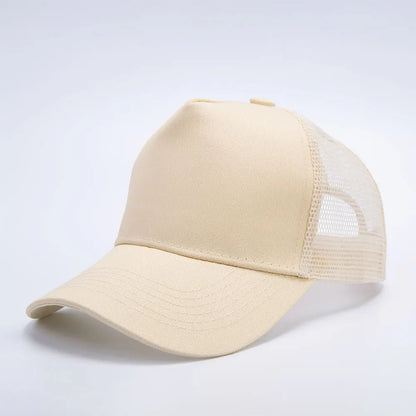 Wholesale Hat Men's Baseball Caps Unisex Casual Decorative Travel Hats Adult Tennis Caps Mesh Hats Custom Embroidery Print Logo