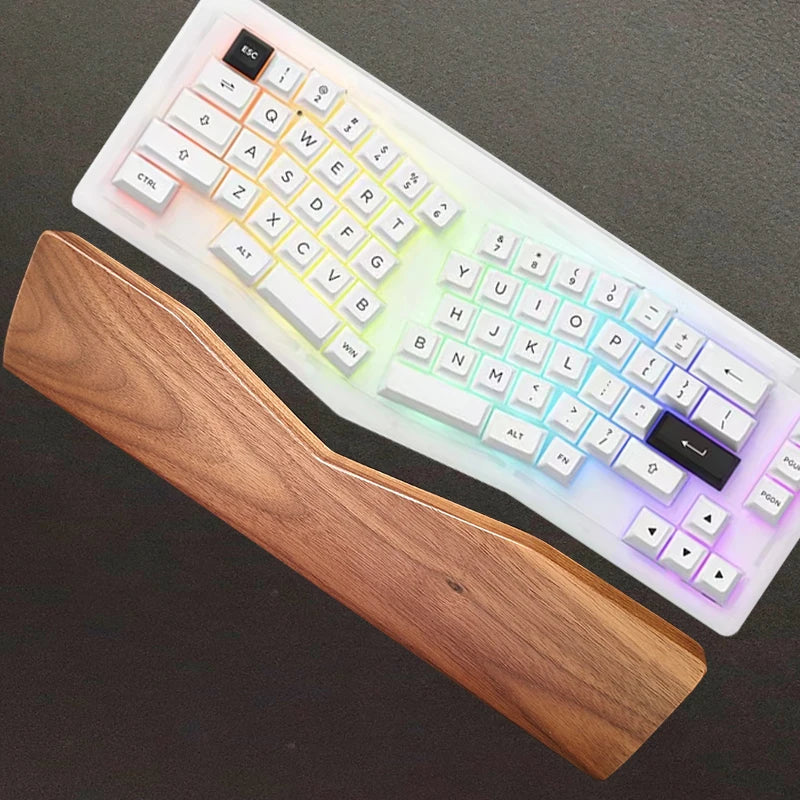 MiFuny Customized Wodden Keyboard Hand Rest Wrist Rest Ergonomic Keyboard Pad Suitable for Feker Alice 98 Mechanical Keyboards