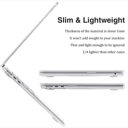 Case For MacBook Air 13/15 Inch M5 M4 M3 M2 2026, Compatible With Pro 14/16 Inch Pro/Max  M5 Chip 2026 Case+Keyboard Skin