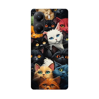 For Xiaomi Poco X7 Pro Case Poco X7Pro Cover 2025 Cool Cartoon Cat Flower Soft Silicone Phone Case For Poco X7 X 7 Pro Bumper