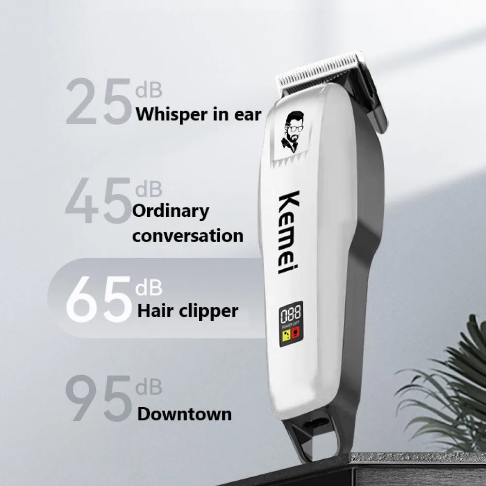 Kemei PG809A Professional Hair Clipper Rechargeable Hair Trimmer For Men Grooming Kit Professional Electric Beard Hair Trimmer