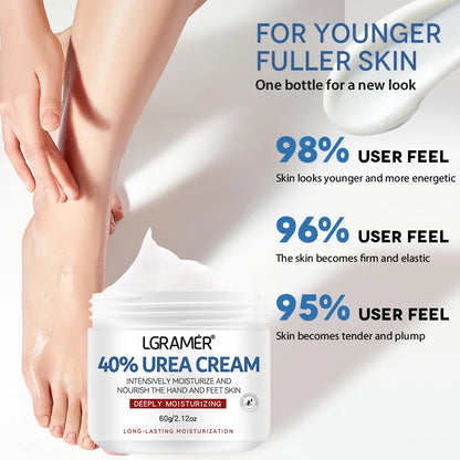 40% Urea Cream Dry Moisturizing Hand and Foot Cream Removes Dead Skin and Repairs Dry Cracked Skin Deeply Replenishes Moisture