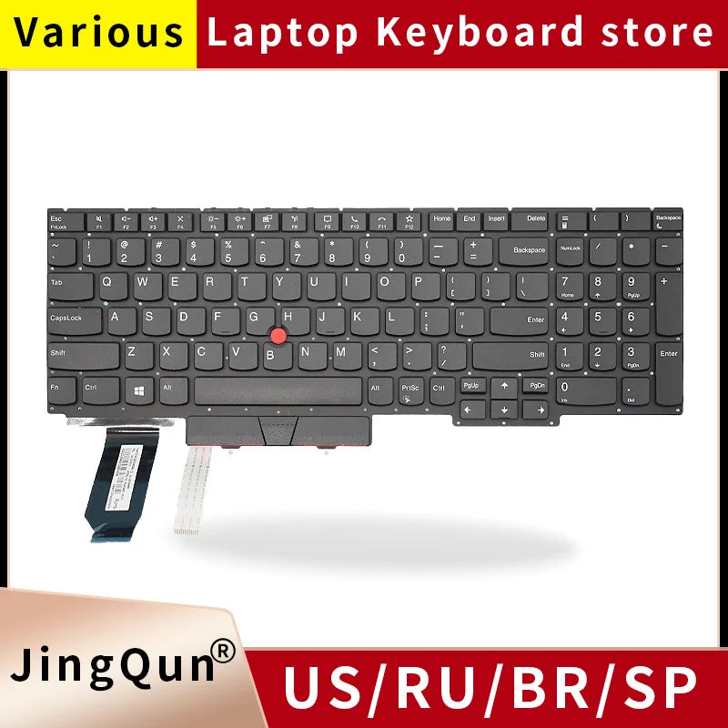 US/RU Laptop Keyboard For LENOVO Thinkpad E15 R15 GEN2/E15 Gen 2 Gen 3 Gen 4/ E15 2nd Gen 2/E15 2nd Gen 3/E15 2nd Gen 4 laptop