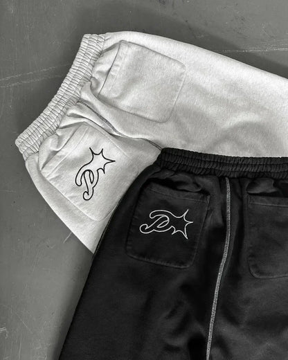 Casual pants American retro y2k couples trousers hoodies jogger embroidered pink long sports pants street wear hot sale track