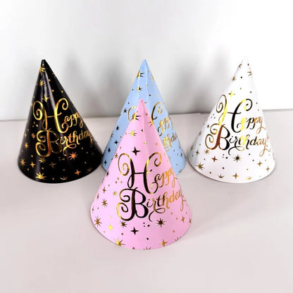 20 Decorative Party Hats - The Perfect Choice for Christmas, Birthdays, Weddings, Halloween and New Year Celebrations