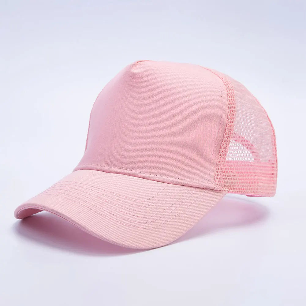 Wholesale Hat Men's Baseball Caps Unisex Casual Decorative Travel Hats Adult Tennis Caps Mesh Hats Custom Embroidery Print Logo