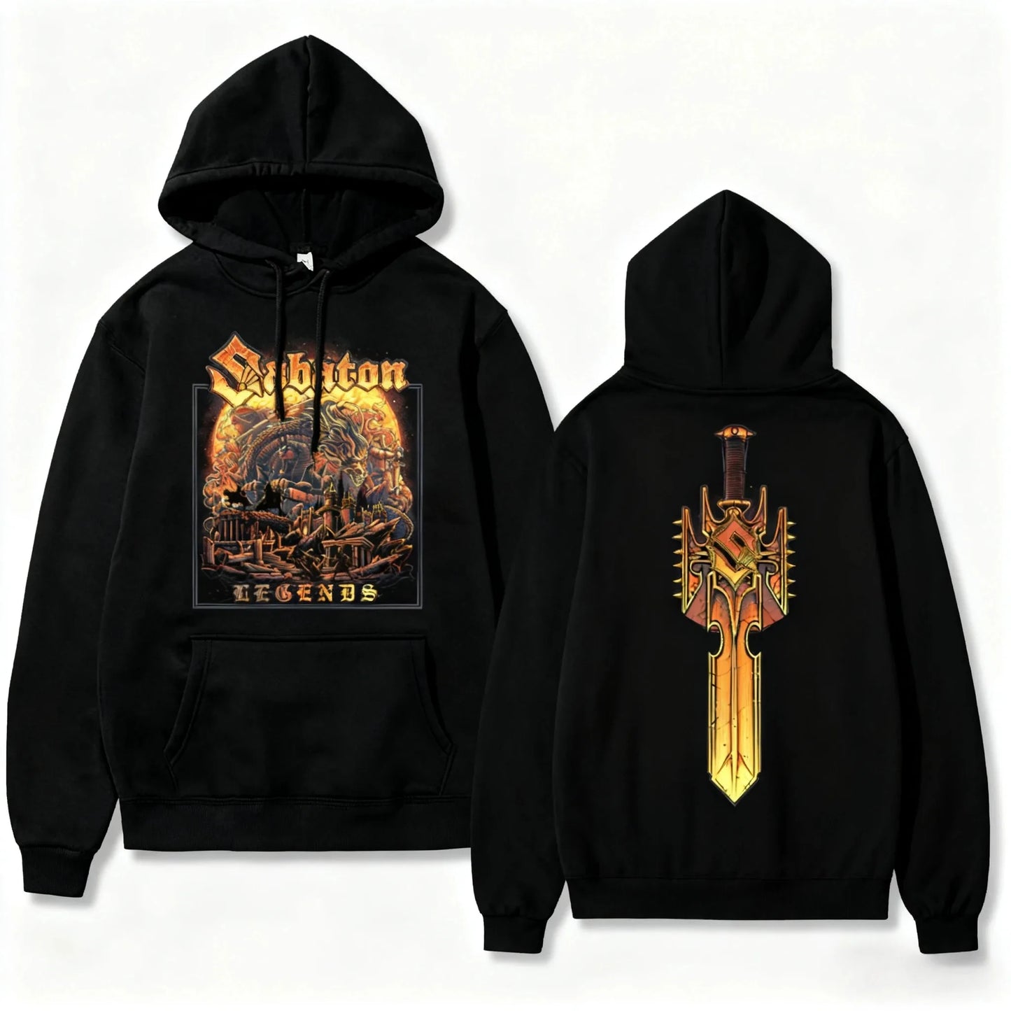 Sabaton Fleet Kriegsmarine Ablum Pullovers Swiss Fallon Heavy Meata Rock Band Hoodies Oversized Men Women Streetwear Sweatshirts