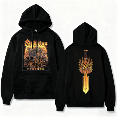 Sabaton Fleet Kriegsmarine Ablum Pullovers Swiss Fallon Heavy Meata Rock Band Hoodies Oversized Men Women Streetwear Sweatshirts