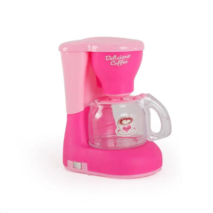 Coffee Machine Household Appliances Toys Toaster Blender Cooking Pretend Play Set Sweeper Vacuum Cleaner Kitchen Toys Boy Girl