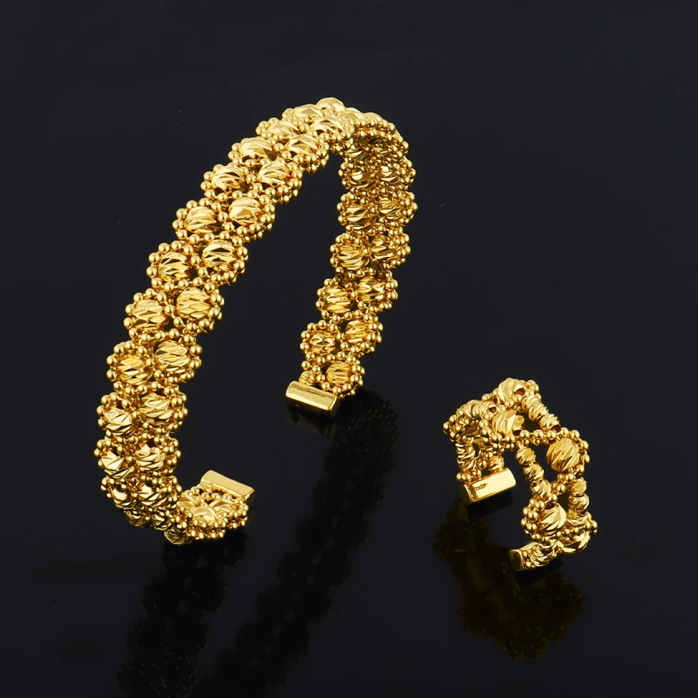 Necklace Bracelet Ring Earrings Jewelry Sets for Women, Elegant Charm Gift for Party Wedding, Sparkling Jewellery Woman Accessor
