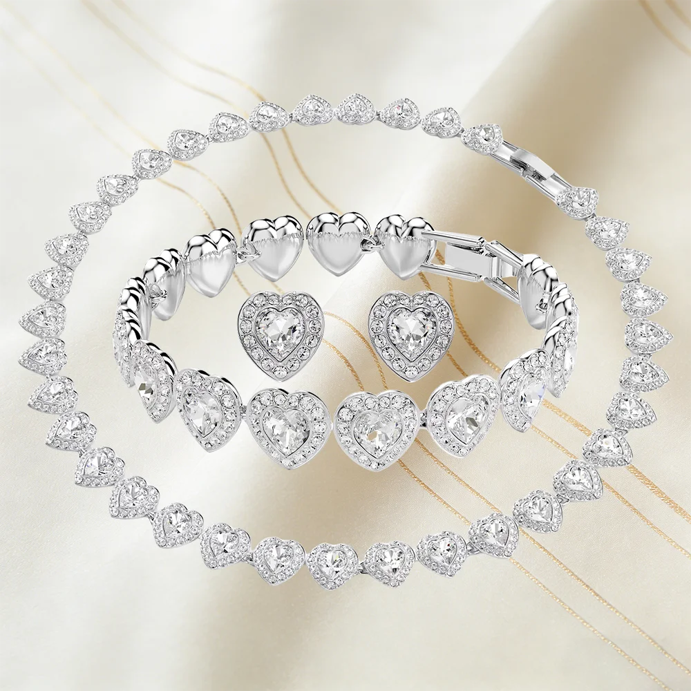 2026 Elegant Charming Jewelry, Inlaid with Sparkling Zirconia for Daily Wear & Special Occasions, Add Sparkle To Your Look