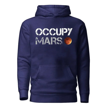 Casual Occupy Mars Minimal Design Printed Hoodies Men Sweatshirt Top Tee SpaceX Elon Musk Autumn and Winter Long-sleeved Sweater