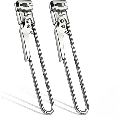 A sturdy and durable kitchen tool suitable for cans and bottles, adjustable manual stainless steel can opener, multifunctional