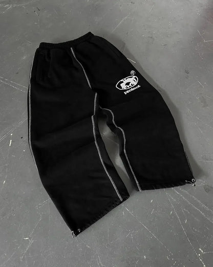Casual pants American retro y2k couples trousers hoodies jogger embroidered pink long sports pants street wear hot sale track