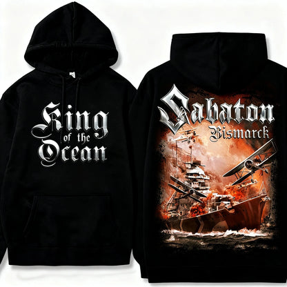 Sabaton Fleet Kriegsmarine Ablum Pullovers Swiss Fallon Heavy Meata Rock Band Hoodies Oversized Men Women Streetwear Sweatshirts