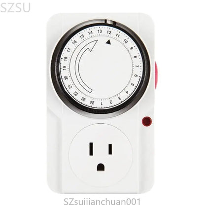 Home Security Timer Plug Socket, Automatically Controls Appliances, Deters Burglars, No Battery Required