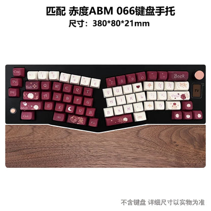 MiFuny Customized Wodden Keyboard Hand Rest Wrist Rest Ergonomic Keyboard Pad Suitable for Feker Alice 98 Mechanical Keyboards