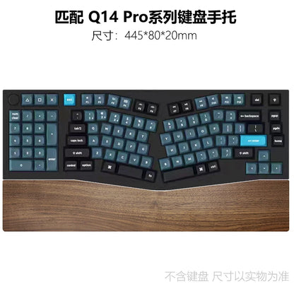 MiFuny Customized Wodden Keyboard Hand Rest Wrist Rest Ergonomic Keyboard Pad Suitable for Feker Alice 98 Mechanical Keyboards