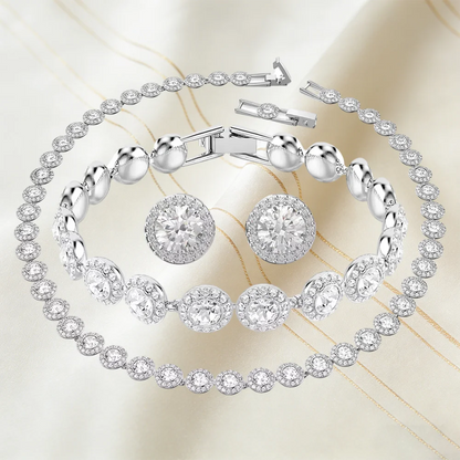 2026 Elegant Charming Jewelry, Inlaid with Sparkling Zirconia for Daily Wear & Special Occasions, Add Sparkle To Your Look