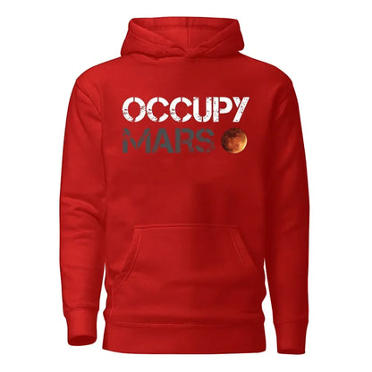 Casual Occupy Mars Minimal Design Printed Hoodies Men Sweatshirt Top Tee SpaceX Elon Musk Autumn and Winter Long-sleeved Sweater
