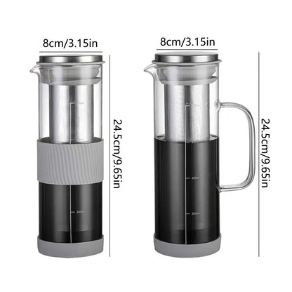 Cold Brew Coffee Maker, Iced Coffee Maker, Iced Tea Maker, Airtight Cold Brew Pitcher, Coffee Accessories, Cold Brew System,