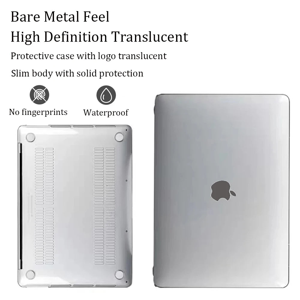 Case For MacBook Air 13/15 Inch M5 M4 M3 M2 2026, Compatible With Pro 14/16 Inch Pro/Max  M5 Chip 2026 Case+Keyboard Skin