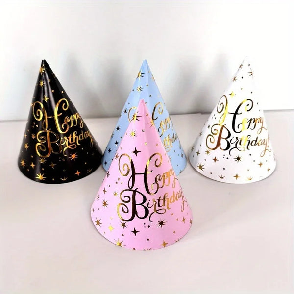 20 Decorative Party Hats - The Perfect Choice for Christmas, Birthdays, Weddings, Halloween and New Year Celebrations