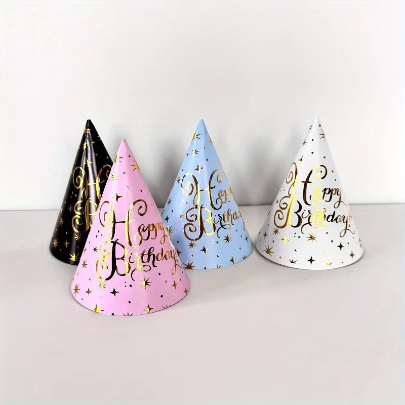 20 Decorative Party Hats - The Perfect Choice for Christmas, Birthdays, Weddings, Halloween and New Year Celebrations