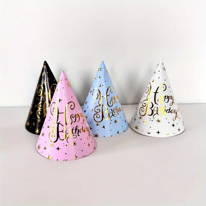 20 Decorative Party Hats - The Perfect Choice for Christmas, Birthdays, Weddings, Halloween and New Year Celebrations