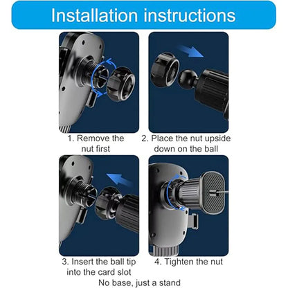 Car Phone Holder Bracket Accessories Interior Auto Air Outlet Cellphone Support Parts Phone Stand Base Fixing Clip