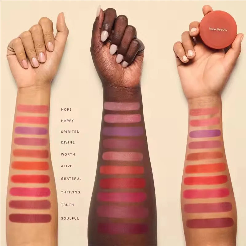 Rare Beauty Cream to Powder Matte Blush Bouncy Cushiony Texture Long Lasting Waterproof Sweatproof Brightening Natural Flush
