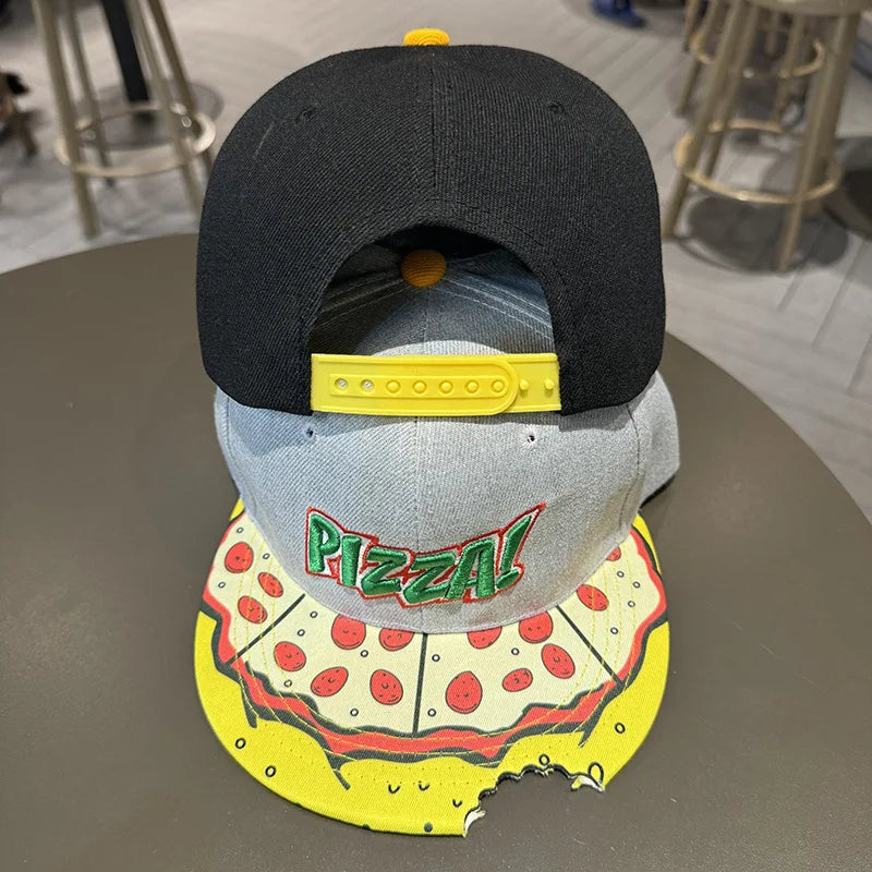Hip-Hop Hat for Men, Spring and Autumn Big Head Flat Brim  for Women,  Celebrity Baseball Cap, Summer Street Dance Student Hat