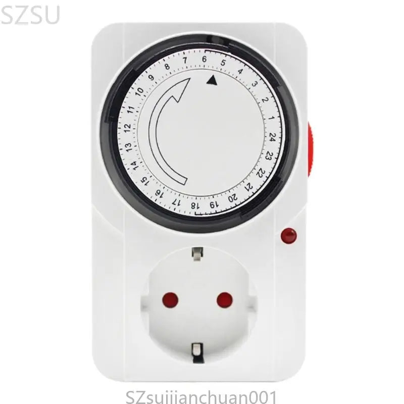 Home Security Timer Plug Socket, Automatically Controls Appliances, Deters Burglars, No Battery Required