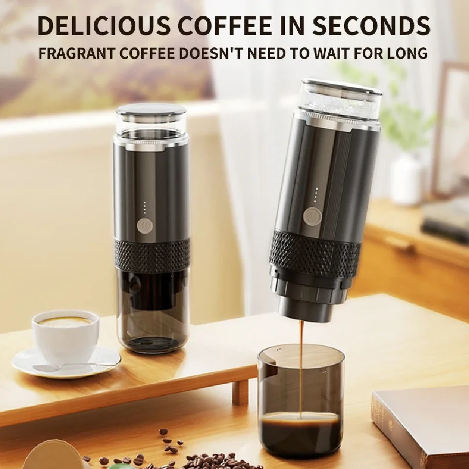 Electric Portable Coffee Machine Capsule Ground Coffee Brewer for Coffee Powder And Coffee Capsule - Coffee Maker