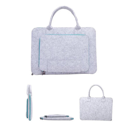 High Quality Laptop Bag, Felt Laptop Sleeve Notebook Computer Case Carrying Bag Pouch With Handle For  Asus / Lenovo