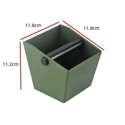 Coffee Knock Box Espresso Grounds Container Coffee ABS Bucket Anti Slip Powder Beveled Residue Barista Accessories Maker Tools