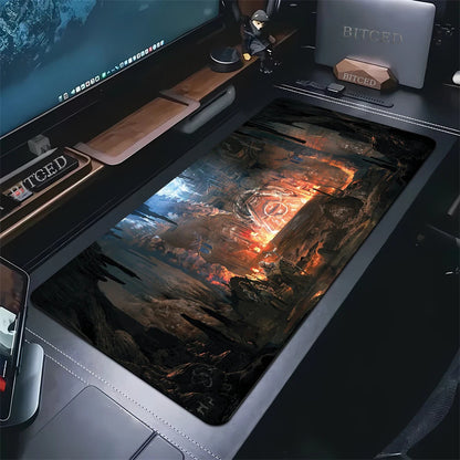 Large Gaming Mouse Pad Horizon Zero Dawn Forbidden West Mousepad For PC Gamer Desktop Decoration Office Mouse Mat Deskmat Rug