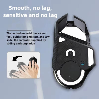 2pcs Teflon Foot Pads for Logitech G502 Hero Wired Mouse - E-Sports Gaming Mouse Accessories, Black, Mouse Pads for Desk